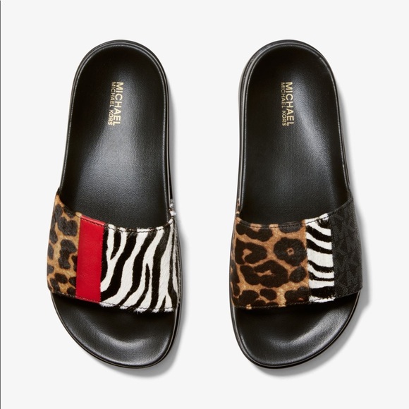 MICHAEL Michael Kors Shoes - Michael Kors ‘Sabine’ Calf Hair Slides